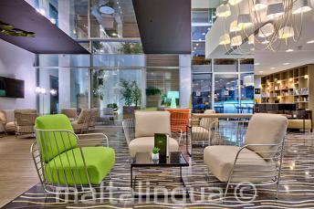 منطقة اللوبي في فندق فالنتينا